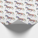 Search for horses wrapping paper Girl