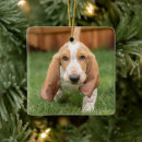 Search for basset hound christmas tree decorations Pets