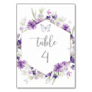 Search for four table cards Bridal shower