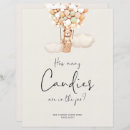 Search for candy guessing game sign posters New parents