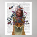 Search for fox paintings posters Cute foxes