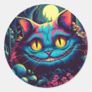 Search for cheshire cat stickers Alice in wonderland