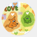Search for cute funny fox stickers Cartoon