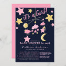 Search for star baby girl shower invitations Its a girl