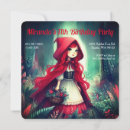 Search for little red riding hood invitations Party