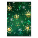 Search for snowflake table cards Gold
