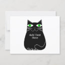Search for fat cat postcards Black