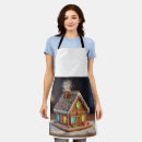 Search for gingerbread house aprons Winter