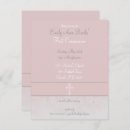 Search for pink lace christening invitations Elegant