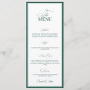 Search for emerald green menus Jewel tone