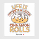 Search for cinnamon rolls stickers Sweet