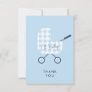Search for blue gingham thank you cards Cute