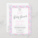 Search for pattern baby shower invitations Geometric