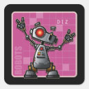 Search for happy robot stickers Cute