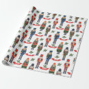Search for dark blue christmas wrapping paper Red