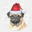 Search for pet pug stickers Watercolor