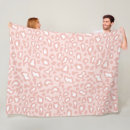Search for pink leopard blankets Retro