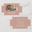 Search for sitting business cards Paw