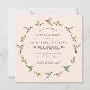Search for bird birthday invitations Orange