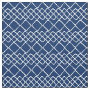Search for navy geometric fabric Navy and white
