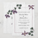 Search for flower box invitations Purple flowers