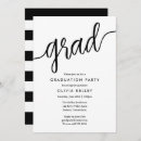 Search for stripes graduation invitations Trendy