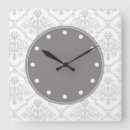 Search for damask clocks Grey
