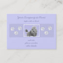 Search for poodle business cards Red