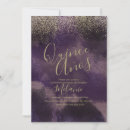 Search for faux gold glitter invitations Girly