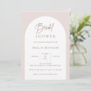 Search for arch bridal shower invitations Elegant