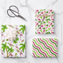 Search for flamingo wrapping paper Hawaiian