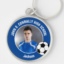Search for soccer key rings Blue