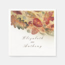 Search for fall wedding napkins Elegant