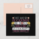 Search for sarcastic postcards Feminist