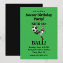 Search for soccer player birthday invitations Party
