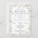Search for winter wonderland bridal shower invitations White
