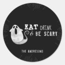 Search for eat drink and be scary stickers Ghost