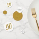 Search for anniversary confetti Gold
