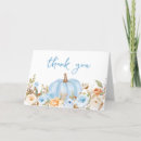 Search for pumpkin thank you cards Baby shower