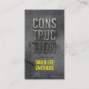 Search for building materials business cards Architect