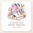 Search for boot coasters Bridal shower