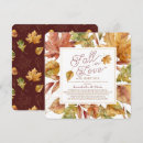 Search for maple leaves invitations Brown
