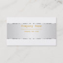 Search for stainless business cards Metallic