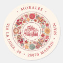 Search for feliz navidad return address labels Wreath