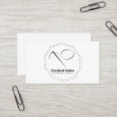Search for sewing needle business cards Logo