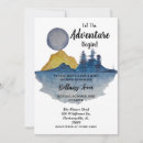 Search for let the adventure begin baby shower invitations Watercolor