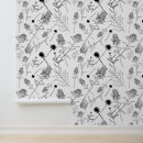 Search for black and white botanical art Wildflowers