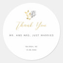 Search for black white gold wedding stickers Simple