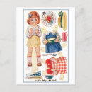 Search for paper doll cards invites Vintage