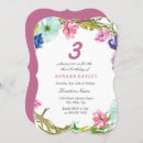 Search for girls 4th birthday invitations Party